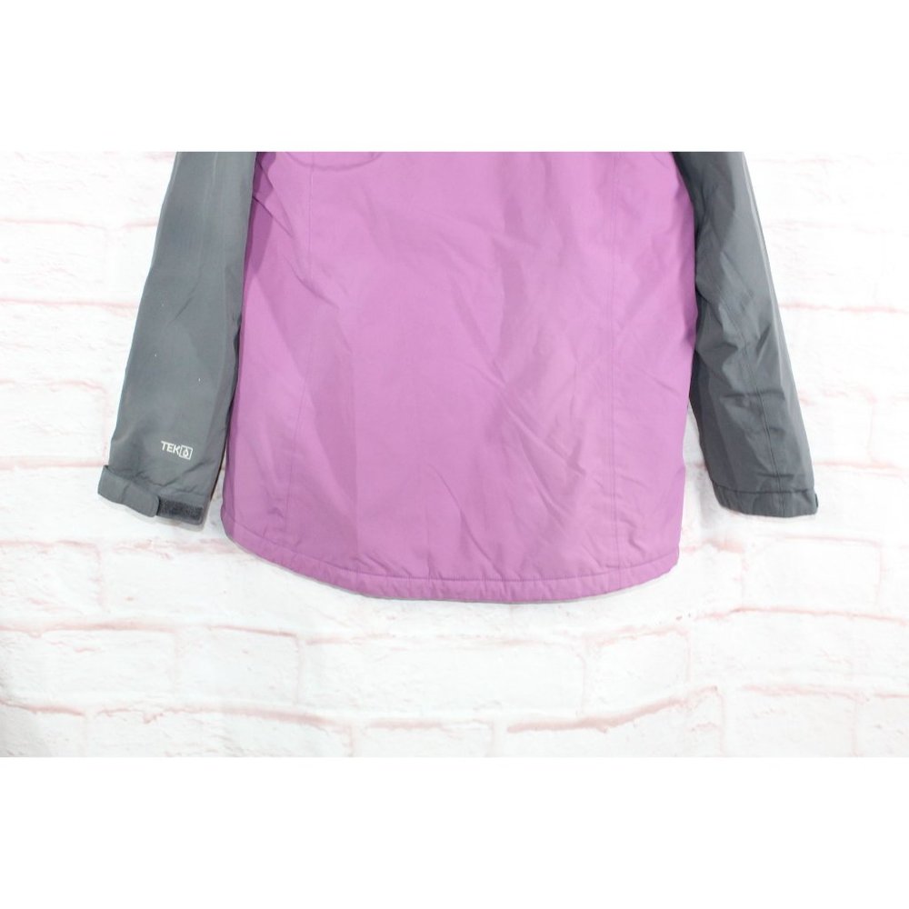 LL Bean Purple Polyester Lined Insulated Zip-up Hooded Wildcat Jacket L - Picture 8 of 11